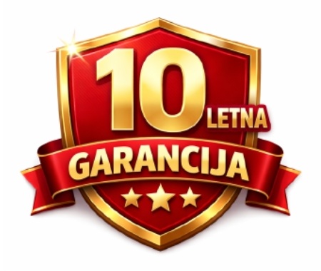 Ikona za 10 let garancije na panele (Cerris VRATA)